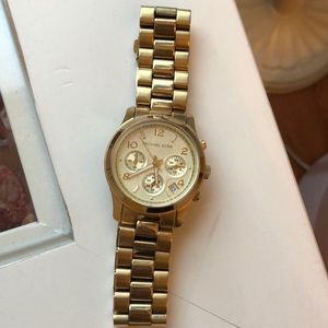 Gold Michael Kors Boyfriend Watch